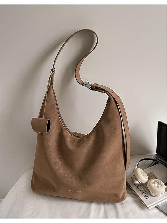 Retro Tragetasche im koreanischen Stil - Herbst/Winter Große Kapazität Vielseitige Schultertasche