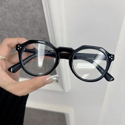 Square Anti Blue Light Glasses Fashion Retro Classic Women Men Computer Gaming Eye Protection Plain Spectacles
