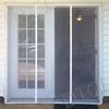 Magnetic Door Screen White Mosquito Net Customized Size Summer Insect Automatic Closing Suitable for Large Sliding Glass