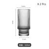 INS Simple Collins Glass Cocktail Cup Bar Household Drinkware Glassware Japanese Retro Juice Drink Coffee Beer Mug Milk Teacup