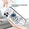 Astronaut Universe Funda Case For Apple iPhone 14 11 13 12 Pro 7 XR X XS Max 8 Plus 6 6S 14Pro Black Soft Phone Shell