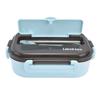 Lunch Box 1000ml Two Compartments Safe Durable Good Sealing Performance Portable Bento Box