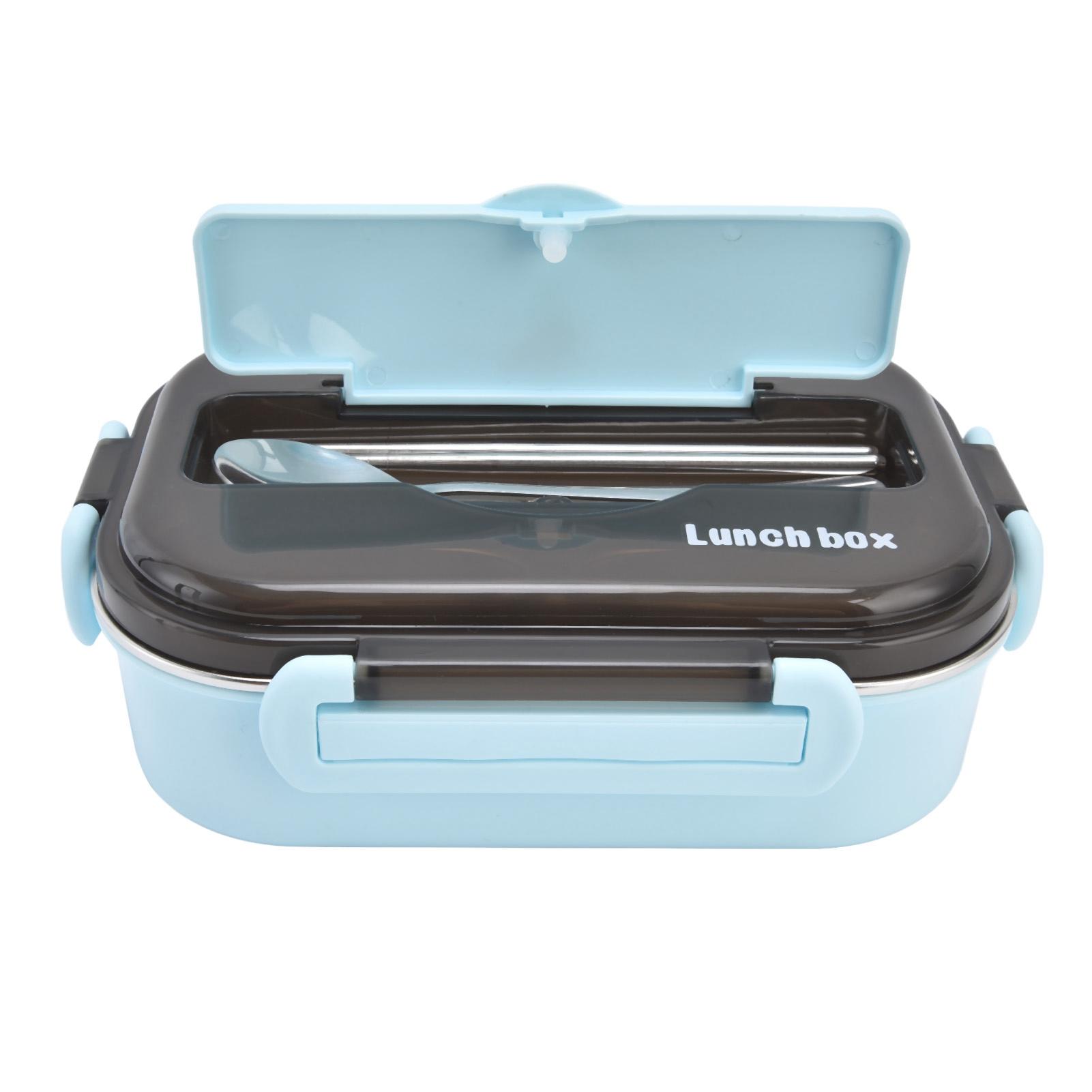 

Lunch Box 1000ml Two Compartments Safe Durable Good Sealing Performance Portable Bento Box Type 1