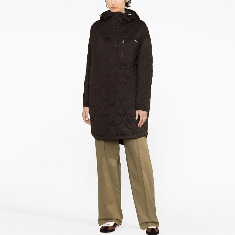 Polo Ralph Lauren SS23 Solid Color Hooded Casual Parka Women Outerwear Chocolate 284890472-001