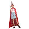 Halloween Cape Kids Adult Party Dance Dress Up Bronzing Witch Pumpkin Cape Witch Wizard