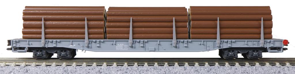 KATO N Gauge Rhaetian Railway Long Car Log Loading Set Railway Model Freight Car R-w 4-Car 10-1891