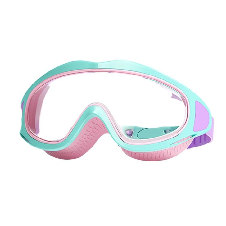 Frog Resistant Kid Swimming Goggles 180 Degree Wide View Swim Goggles
