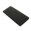 Used 12695 Linen Long Horizontal Wallet 101.79.978 7940 Textured Calfskin Bifold Anagram Embossed Black Men's from