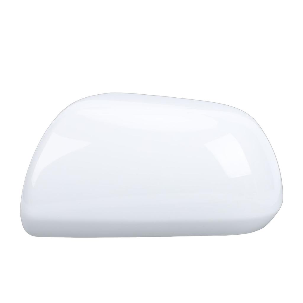 Door Side Rearview Mirror Cover Cap White Clip On Exterior Mirror Cover Trim Replacement for Toyota 2012 2020 Left