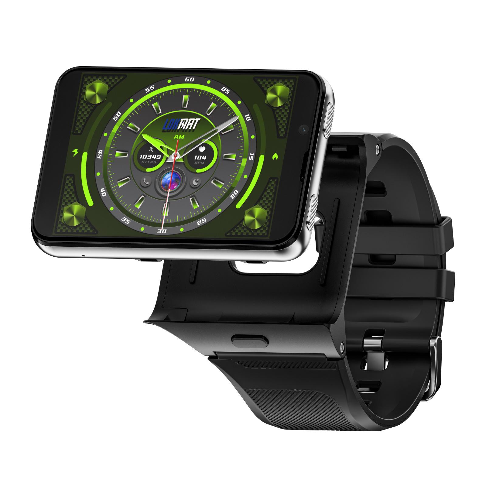 

Смарт-часы LOKMAT Max High-Config 128G, 2,88 большой экран, двойная камера, съемный ремешок