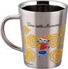 MOOMIN Double Layer Mug Tumbler Stainless Steel 360ml Time With Mamma Day Gift Miscellaneous Goods Women Gift Birthday Tableware Made in Japan Yellow