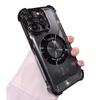 Applicable To IPhone16 Magnetic Suction Mobile Phone Case Airbag Anti-fall 14 Apple 15 Promax Protective Case Wireless Charging