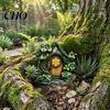 Transparent Acrylic Outdoor Decor Wooden Fairy Garden Decoration, Tree Hollow Cottage Door with High-Definition Waterproof Ornament UV Printing,