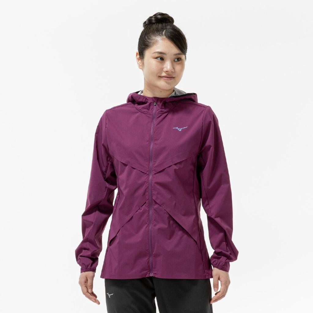 [Mizuno] Running Wear, Premium Thermal Charge Jacket, Water-Repellent, Easy to Move In, J2MEC701, Women's, Dark Purple