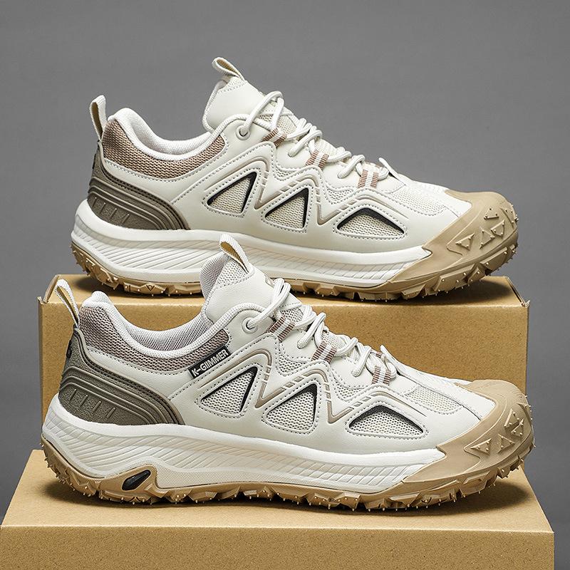 

High quality men s shoes mountaineering hiking shoes men s lightweight breathable trend urban outdoor mesh casual sports shoes 44