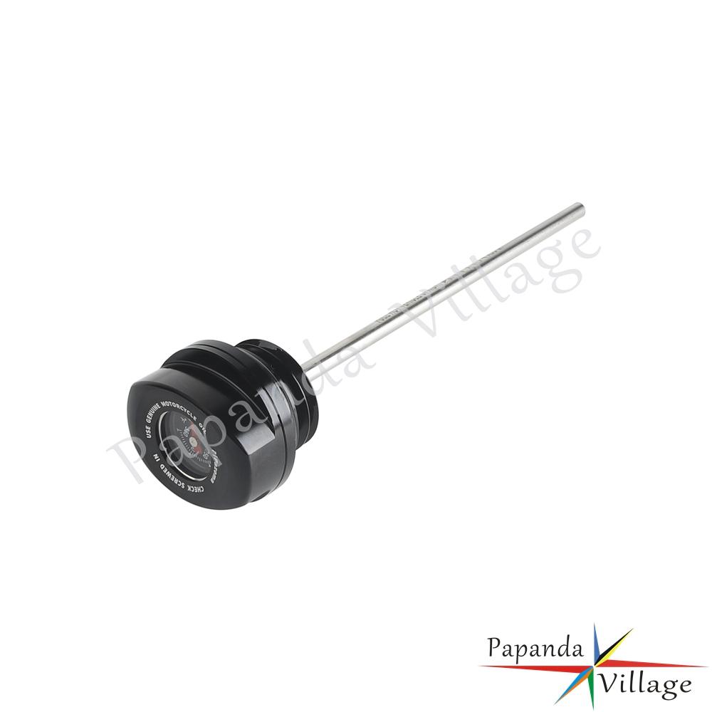 Oil Dipstick w/ Temperature Gauge Aluminum Motorcycle Accessories Engine Oil Gauge For Harley Touring FLHX FLTRX FLHXSE FLTRXSE