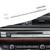 Hot Sale 12pcs Center Console Trim For BMW 5 6 7 Series 5GT F10 Chrome  Center CD MODE FM/AM Button Trim Cover