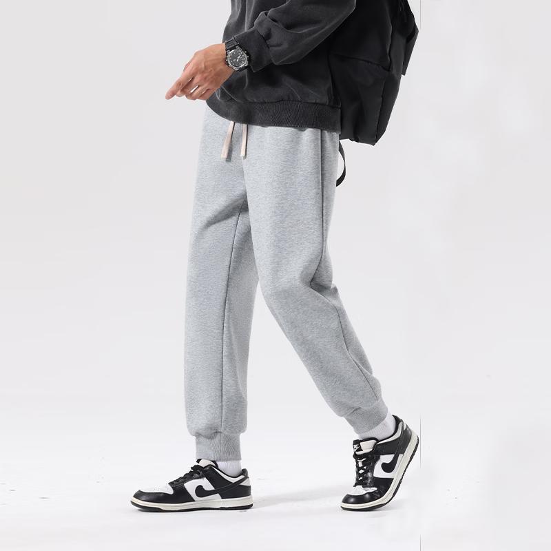 MINISO Men's Fleece-Lined Windproof Jogger Pants