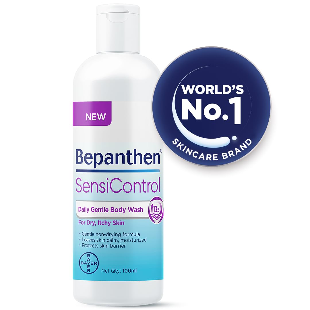 

Bepanthen SensiControl Ежедневный мягкий гель для душа, Мягкое очищение, Защищает кожный барьер, Мир №. 1 Бренд ухода за кожей, Для очень сухой, сухой и чувствительной кожи