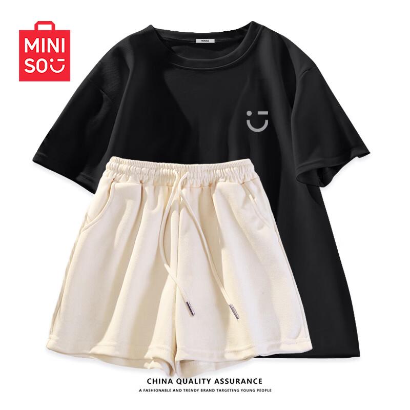 MINISO Women's Casual Sportswear Set with Shorts