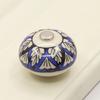 Retro European Style Cabinet Handle Wardrobe Ceramic Drawer Knobs Door Handle Circular Cupboard Pulls Floral Furniture Hardware