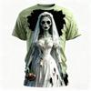Summer T-shirt Halloween Elements Zombie Horror Party Adult Oversized Women's Mens Children's