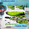 Custom Name Rat Fink Bedding Set 3pcs, Bedding Set Including 1pc Duvet Cover And 2pcs Pillowcases for Bedroom, Dormitory Gift