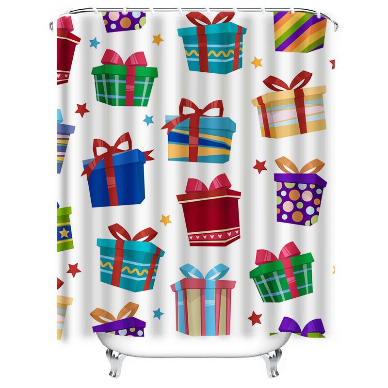 Tu Shower Curtain Abstract Pattern Modern Waterproof Fabric Bathroom Decor Set Vintage Floral Farmhouse Artistic Home Textile
