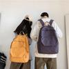 Schoolbag Japanese Canvas Schoolbag Women's Large Capacity 11.1 Inch Backpack Korean Version High School College Student Schoolbag Men's Simple