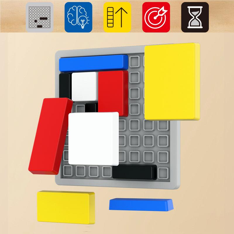 Children Logical Thinking Training Puzzles Toys Adult Burning Brain Challenge Activity Intelligence Cubes Jigsaw Board Games