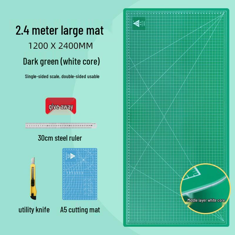 Huamei Handmade Cutting & Engraving Board Mat for Desktop & Student Use