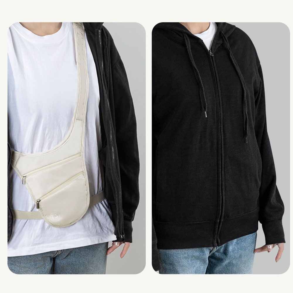 Big Capacity Run  Waist Pouch Anti-theft Invisible Belt Bag Portable Sports  Waist Bag  Men