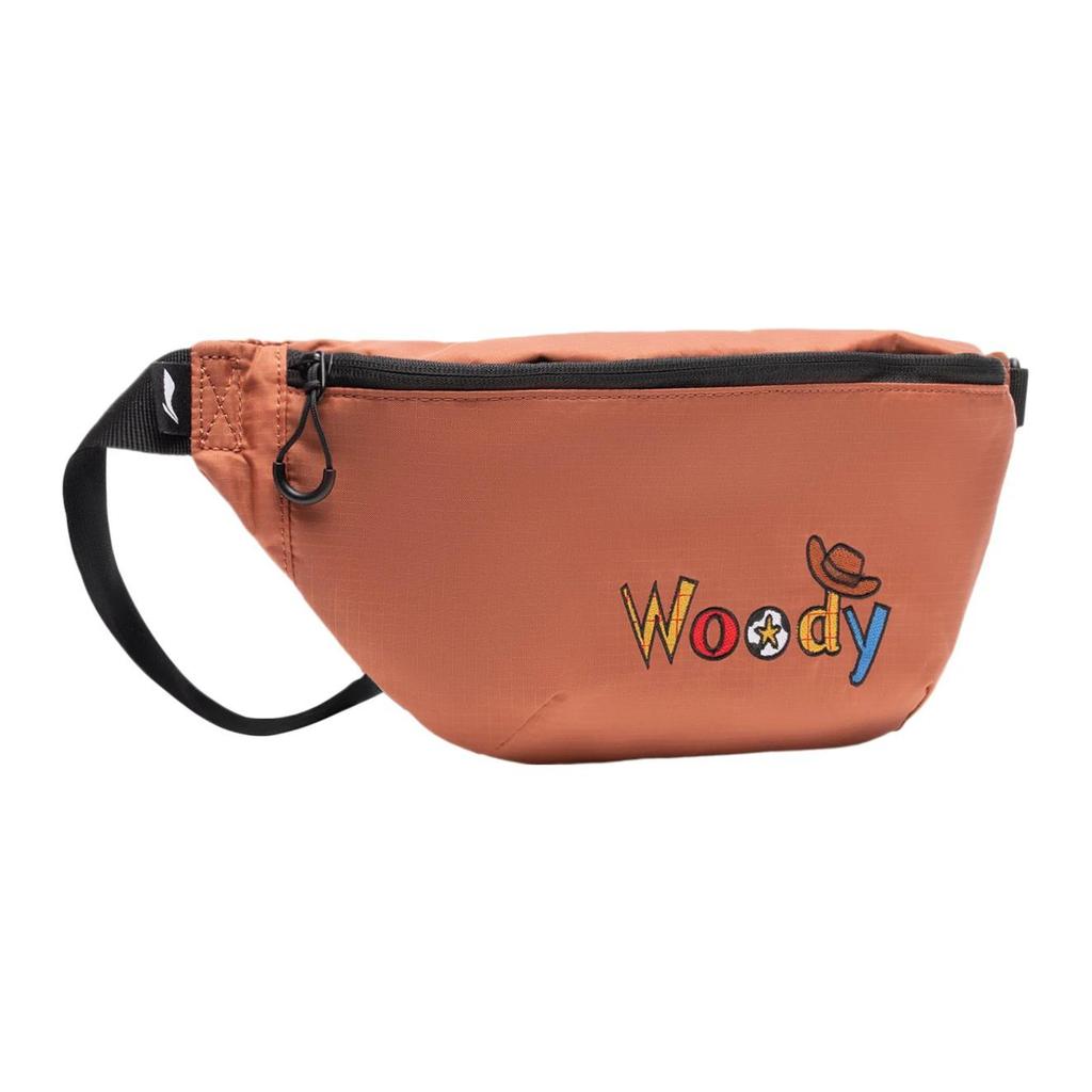 New LiNing Disney, Collaboration Fabric Waist Bag Chest Bag Unisex Brown ABDS473-3
