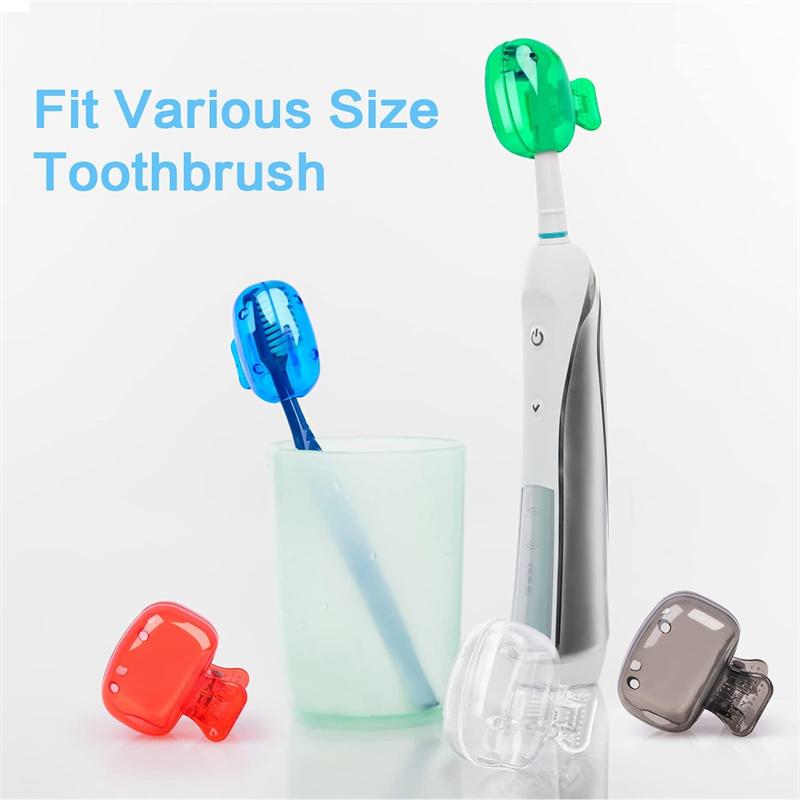 Portable Toothbrush Organizer Clip Toothbrush Covers Portable Toothbrush Protector Coverings Clip