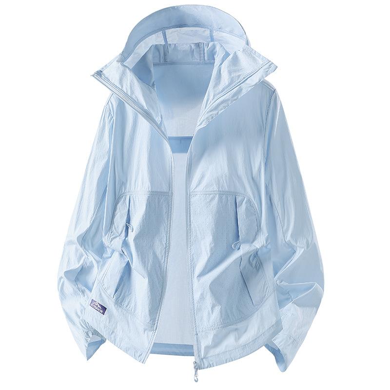 Outdoor ice silk sun-protective jacket for men, new summer thin UV protection group sun-protective clothing, women's skin shirt