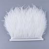 1 Meter Ostrich feather Trim Ribbon Dyed Various Long Ostrich Fringe 8-10CM feathers for crafts Dress/skirt Sewing Accessory