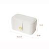 Mini PU Leather Flip Cover Jewelry Box Portable Travel Jewelry Organizer Brooch Lipstick Case Women Girls Jewelry Storage Case