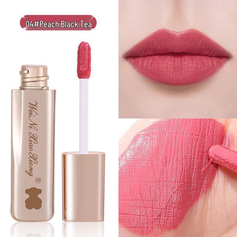 Winnie the Pooh Silky Smooth Lip Glaze - Vibrant, Non-Stick, Trendy Student Style