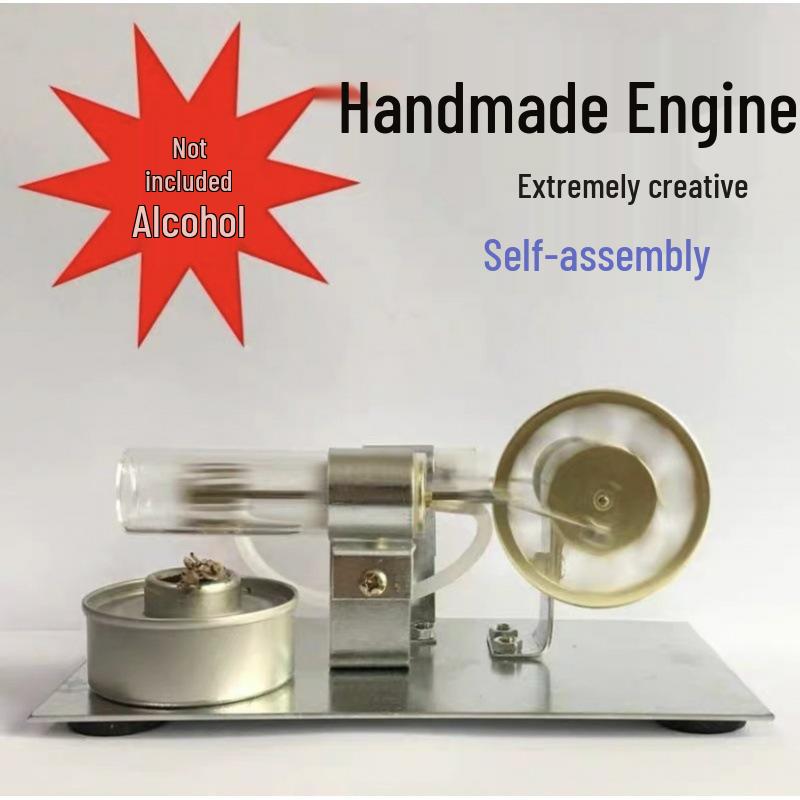 Children s Stirling Engine Model Toy - Low Temperature Steam Physics Generator