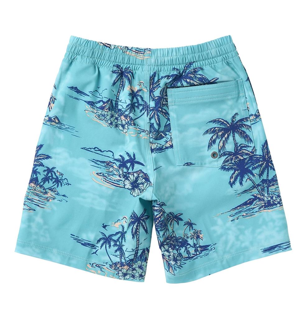 Quiksilver LONGMANHILL VOLLEY YOUTH 16 Boys' Board Shorts, Blue