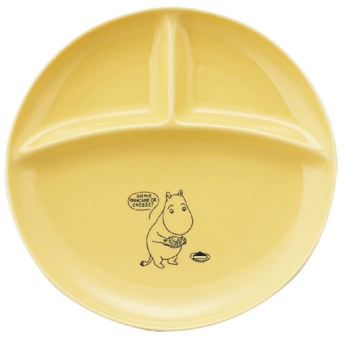 

MOOMIN Lunch Plate, Divided, Approx. 23cm Diameter, Microwave and Dishwasher Safe, Nordic Design, Mother s Day Gift, Wedding Gift, Made in Japan, MM51