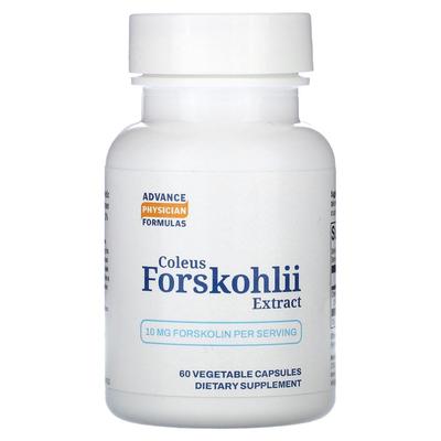 Advanced Physician Formulas Forskolin Coleus Forskohlii Extract 100mg, 60 Veggie Capsules