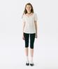 JUNEJUNE SPACE Henry Neck Half T_White