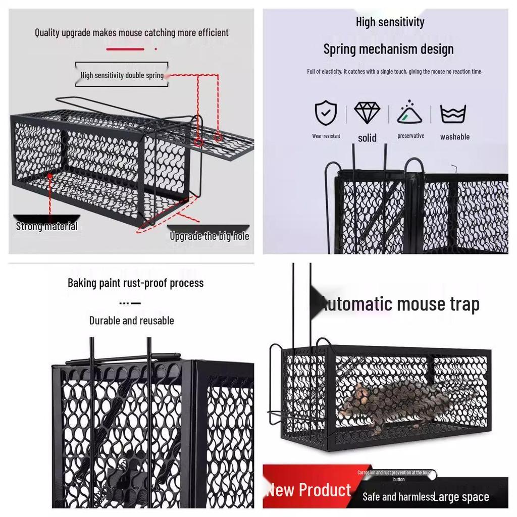 Automatic Mouse Trap & Rodent Repellent for Home - Humane Mice/Rat Solution