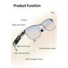 Smart AI Glasses: New Model with 8MP Camera, Anti-Shake Video, AI Translation, Music, Bluetooth
