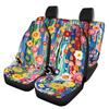 Universal Waterproof Auto Seat Covers Digital Abstract Print Airbag Compatible Front Rear Seat Covers Non-Slip Durable Interior Protectors