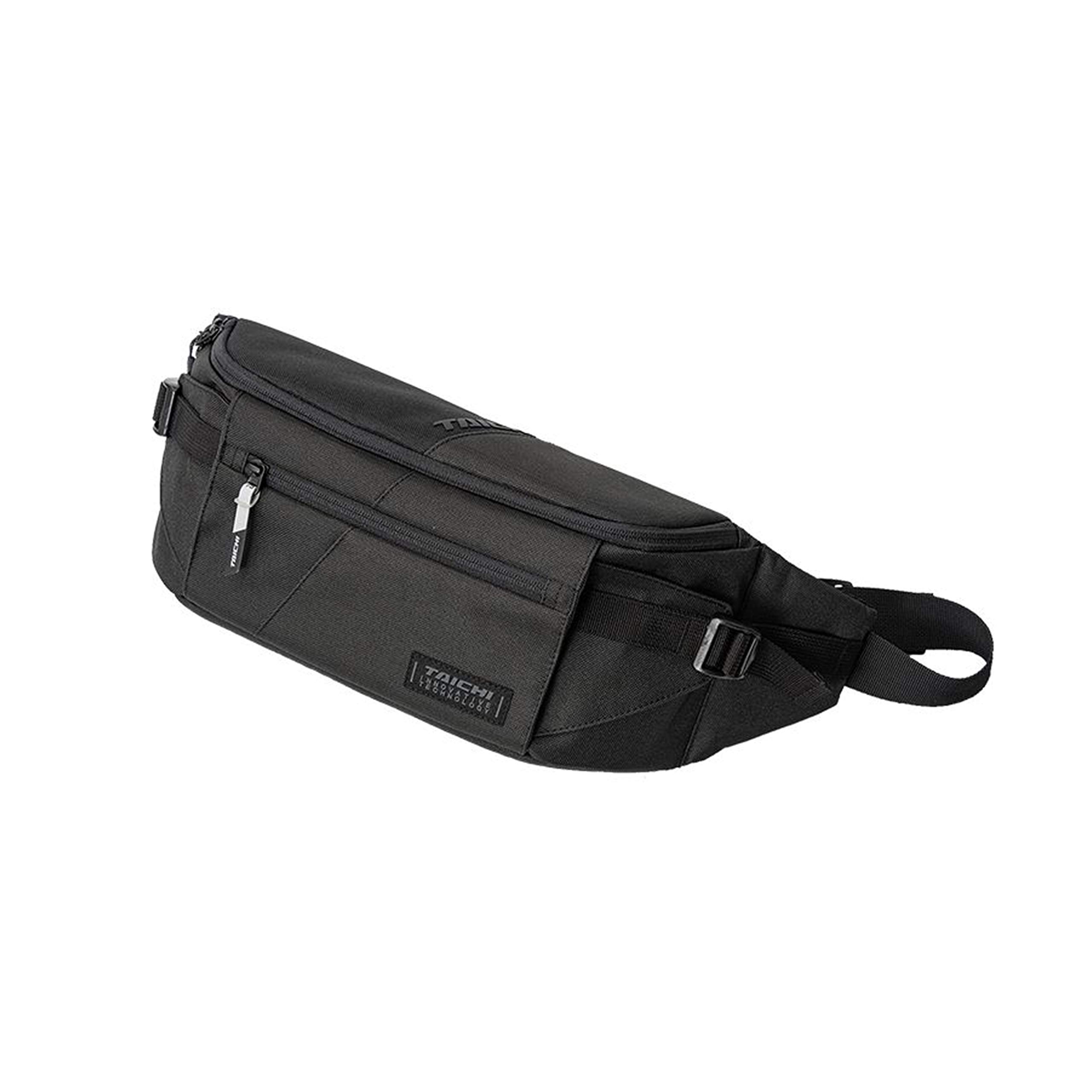 

RS TAICHI Motorcycle Body Bag Waist Pouch Touring Waist Bag RSB285 Unisex Adult BLACK