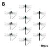 4pcs/10pcs Simulation Dragonfly Insect Model Mosquito Repellent Outdoor Hanging Ornaments Outdoor Garden Farm Repellen Tool