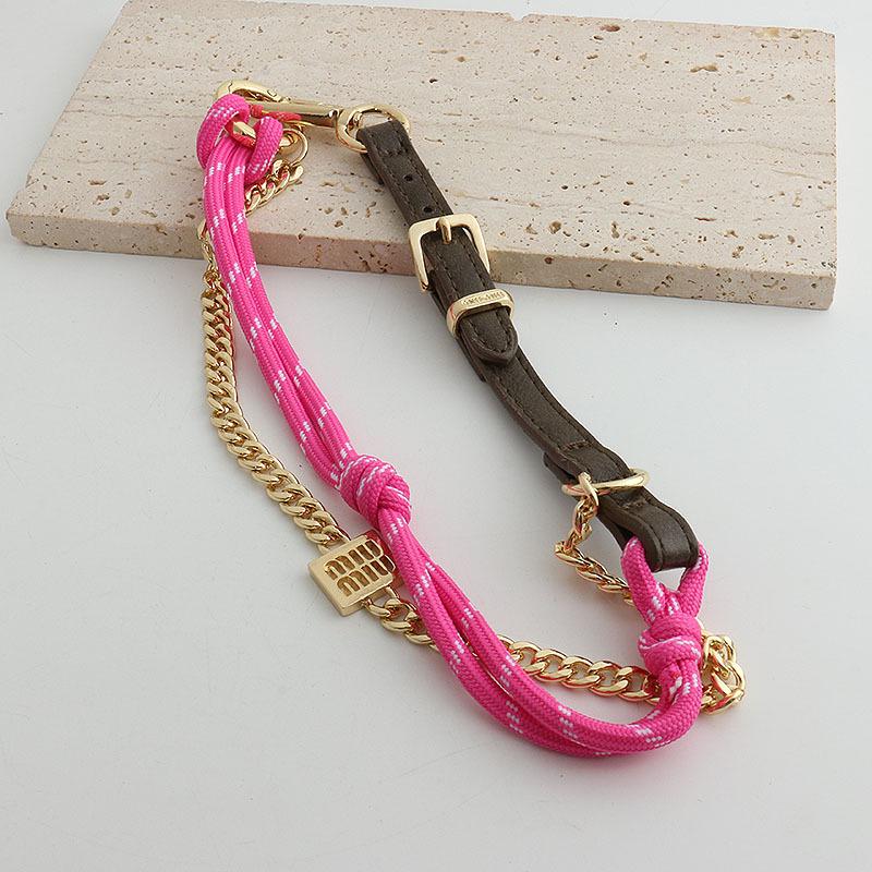 2024 Letní Horký Styl UIM Série Dlouhý Řetízek Přívěsek na Kabelku & Náramek s Více Kruhy Klíčenka Popruh