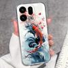 Suitable For Oppo Find X9 X7 X5 Pro X3 X2 Reno11 12 Pro Phone Cover Cute Panda Rabbit Pattern Transparent TPU Dustproof Protective Case For Oppo Shell